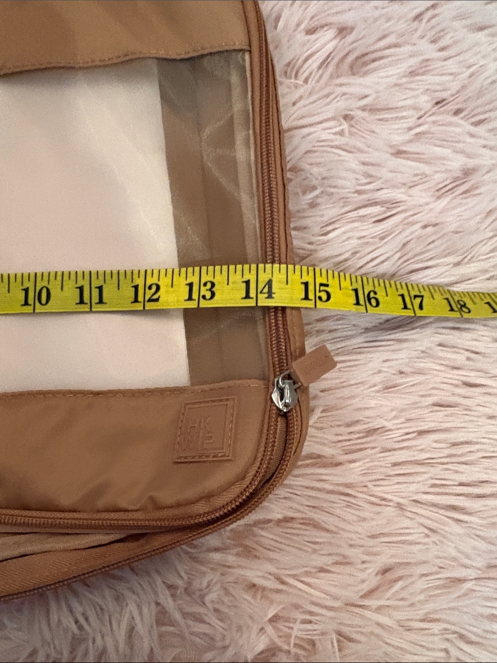 Brown Travel Packing Cubes Set - Clear Top - Picture 2 of 6